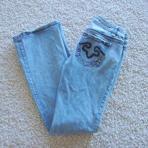 Express Rerock Bootcut Jeans Size 6L